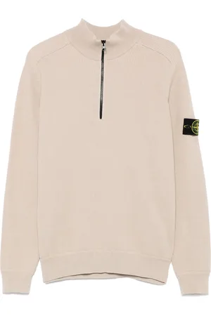 Stone Island Pullover mit Kompass-Patch