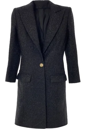 Balmain 2010s einreihiger Mantel