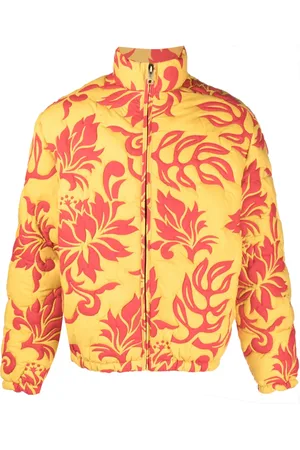 ERL Gesteppte Jacke mit Blumen-Print