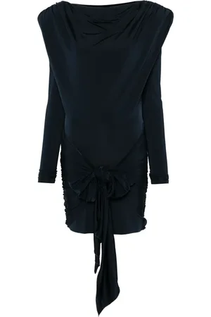 ROTATE Minikleid mit drapierten Akzenten