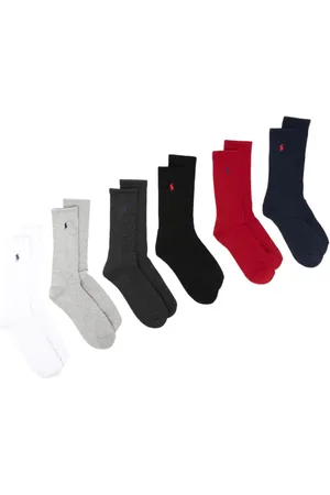 Ralph Lauren 6er-Pack gerippte Socken mit Polo Pony