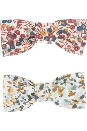 Il gufo Haarspangen mit Blumen-Print (2er-Set)