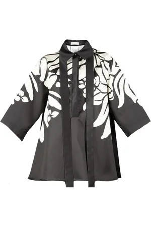 Elie saab Bluse mit Blumen-Print