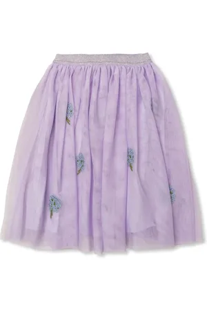 Stella McCartney Minirock mit Blumenstickerei