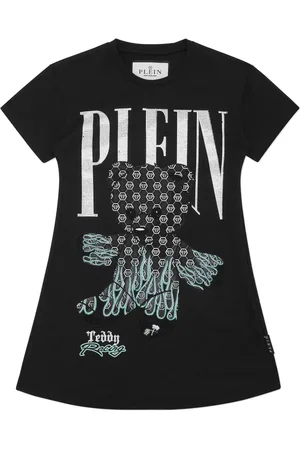 Philipp Plein Kurzes Kleid mit Teddy