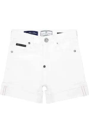 Philipp Plein Cuff Jeans-Shorts