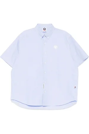 A Bathing Ape Hemd mit Logo-Patch