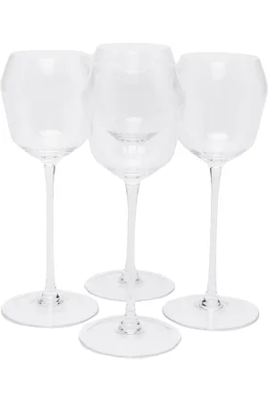 ANN DEMEULEMEESTER Set aus vier Weingläsern