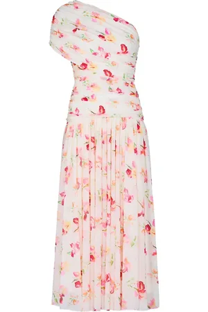 Nicholas Gaia One-Shoulder-Midikleid