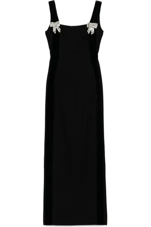 Dina Melwani Maxikleid mit Schleifendetail
