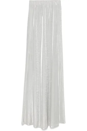 ALYSI Maxikleid im Glitter-Look