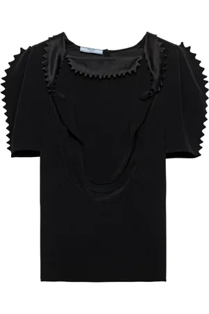 Prada Cady-Top aus Krepp