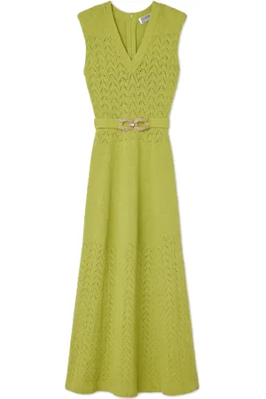 ST. JOHN Re-Edition Kleid mit Zickzackmuster
