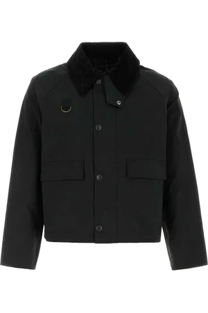 Barbour Jacke mit Shearling-Kragen