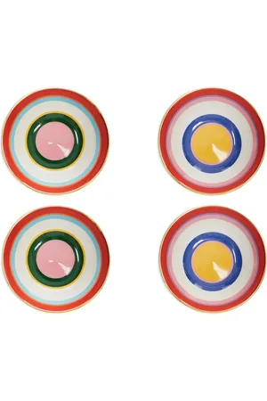 La DoubleJ Set aus vier Rainbow Eisbechern