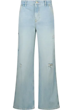 Liu Jo Weite Jeans im Distressed-Look