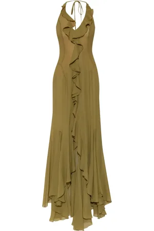 MISBHV Midikleid mit Rüschendetail