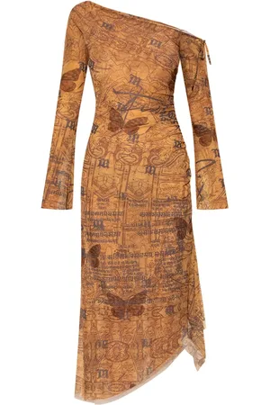 MISBHV Midikleid mit abstraktem Print
