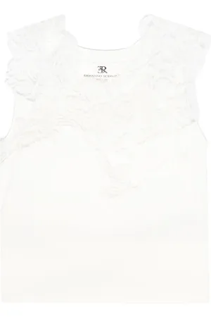 ERMANNO SCERVINO Spitzenoberteil mit Blumenmuster