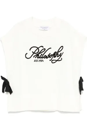 PHILOSOPHY DI LORENZO SERAFINI Top mit Logo-Stickerei
