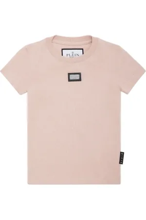 Philipp Plein T-Shirt mit Logo-Schild