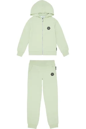 Philipp Plein Gothic Plein Jogginganzug-Set aus Strass