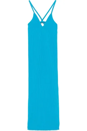 Iceberg Geripptes Midikleid