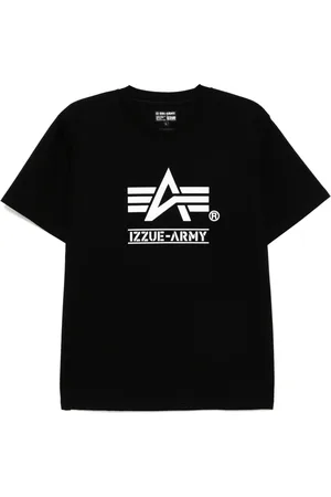 Izzue T-Shirt mit Logo-Print