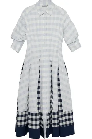 Simkhai Kariertes Midikleid