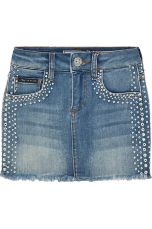 Philipp Plein Rock mit Kristallen