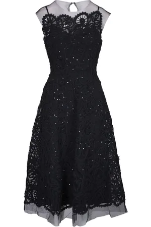 Carolina Herrera Kleid mit Spitzeneinsätzen