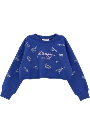 PHILOSOPHY DI LORENZO SERAFINI Sweatshirt mit Slogan-Stickerei