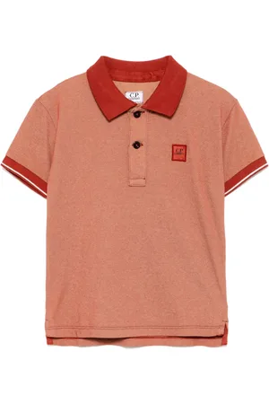 C.P. Company Poloshirt mit Logo-Patch