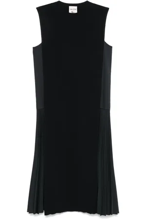 SEMICOUTURE Midikleid mit plissiertem Detail