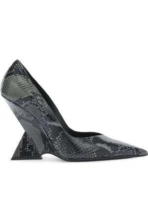 The Attico Pumps mit Schlangenleder-Optik