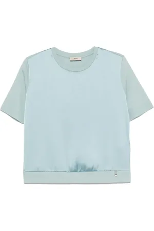 HERNO T-Shirt mit Kontrasteinsätzen
