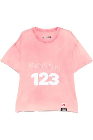 RRR-123 T-Shirt mit Logo-Stickerei