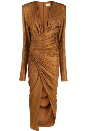ALEXANDRE VAUTHIER Abendkleid mit Kristallen
