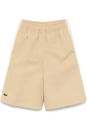 Lacoste Taft-Shorts mit Mesh-Einsatz