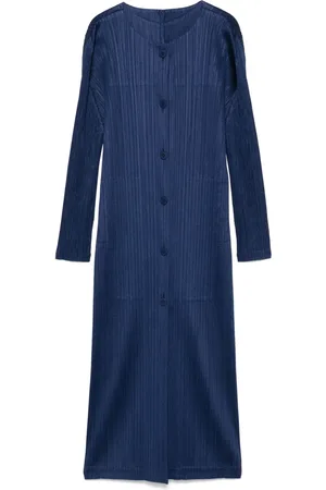 PLEATS PLEASE ISSEY MIYAKE Langärmeliges Kleid