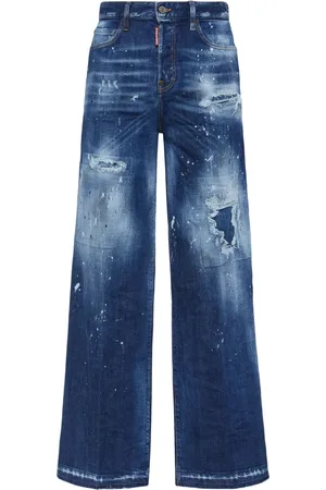 Dsquared2 Weite Jeans im Distressed-Look
