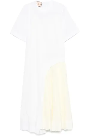 Plan C Midikleid mit Falteneinsatz