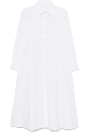 Malo Midikleid aus Baumwolle