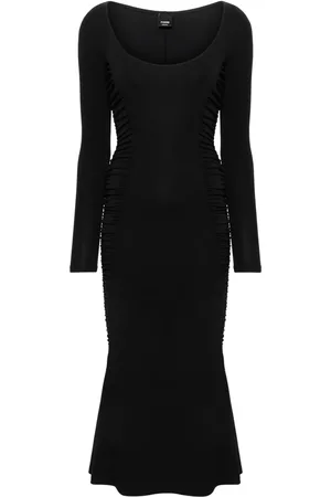 Pinko Midikleid mit U-Ausschnitt