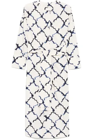 ODEEH Midikleid mit grafischem Print