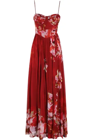 HEMANT AND NANDITA Kleid mit Blumen-Print