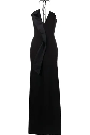 GENNY Langes Kleid mit V-Ausschnitt