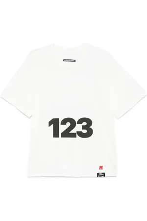 RRR-123 T-Shirt mit Logo-Print