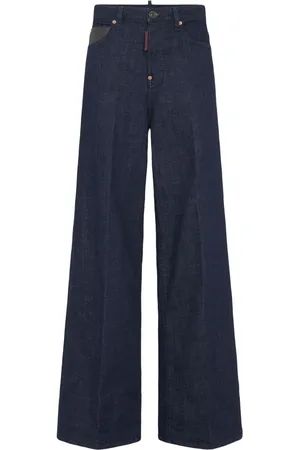 Dsquared2 Weite Jeans mit Logo-Patch