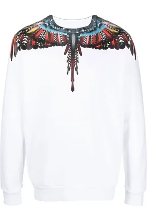 MARCELO BURLON Sweatshirt mit Grizzly Wings-Print